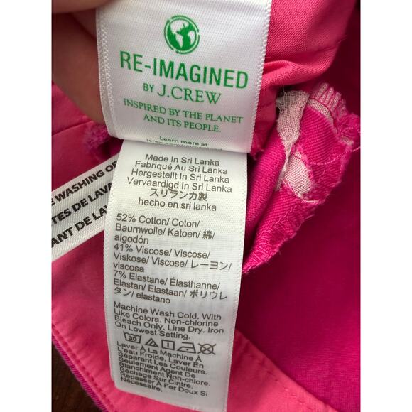 J. Crew Women's Pink Wide Leg Business Kelsey Pant Size 10 - Picture 5 of 6